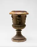 Leith Pottery, Large and impressive neo-classical salt glazed garden urn