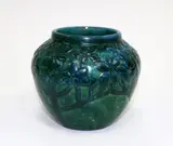 Olive Jones, Rare blue glazed vase