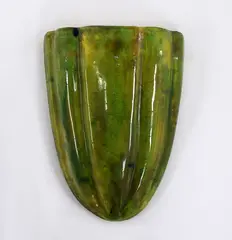 Green glazed wall vase by Briar Gardner, sold Sep 2016