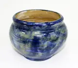 Briar Gardner, Mottled blue glazed vase