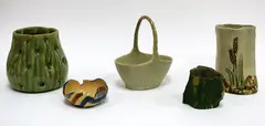 Mollé Goodsell, Five assorted pieces of pottery