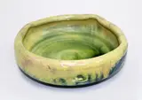 Briar Gardner, Blue and yellow glazed bowl