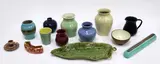 many maker unknown by Thirteen assorted pieces of Nz Pottery, sold Sep 2016