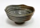 Stoneware pedestal bowl by Mirek Smisek, impressed potter’s mark to the base, sold Sep 2016