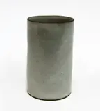 White tin glazed beaker by Lucie Rie, impressed ‘LR’ seal mark to the base, sold Sep 2016