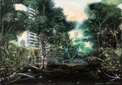 Brendon Wilkinson, Mixed with the Sun, acrylic on canvas