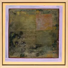 Study (False) by Andrew Barber, oil and silver on linen, sold Sep 2016