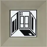 Andrew McLeod, Interior with Metal Powder Frame, acrylic on canvas