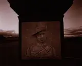 Laurence Aberhart, Amberley Memorial (‘To Thine Own Self Be True’), Amberley, October, 1981