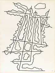 Untitled by Gordon Walters, ink on paper, sold Sep 2016