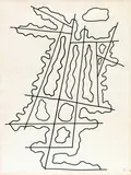 Gordon Walters, Untitled, ink on paper