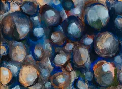 Kauri by Colin McCahon, gouache on paper mounted to board, sold Sep 2016