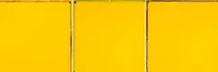 Simon Ingram, Painting Without a Metric Ruler, enamel on plywood with found ruler, triptych