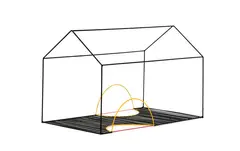 Neil Dawson, Interior No. 3, acrylic and wire