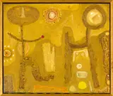 Michael Illingworth, An Offering to the Queen of a New Land, mixed media on canvas