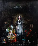 Séraphine Pick, Wandering Rose, oil on linen