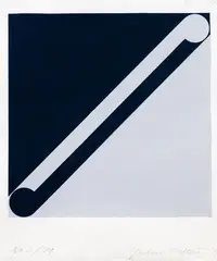 No. 2 by Gordon Walters, acrylic on paper, offered Aug 2016