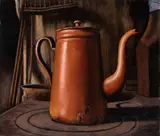 Shackleton’s Stove (Detail) by Dick Frizzell, oil on canvas, offered Aug 2016