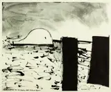 Colin McCahon, Moby Dick is Sighted Off Muriwai, screenprint, 158/200