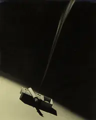 Cigarette smoke by Frank Simon Hofmann, gelatin silver print, sold Jun 2016