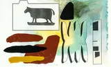 Stacks – Months and Days by Richard Killeen, watercolour and acrylic on paper, sold Jun 2016