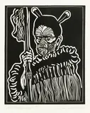 Robert MacDonald, Rewi Maniapoto, lithograph, 2/50