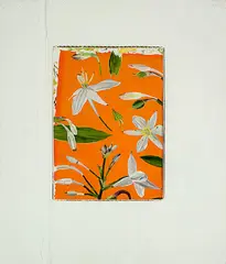 Untitled by Andrew McLeod, acrylic on paper and corrugated card, offered Jun 2016