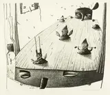 Jennifer Dolezel, On Waking Up and Getting Ready for Work, lithograph, 7/20