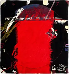 Empty of Shadow’s and Making a Shadow by Ralph Hotere, Dilana rug, sold Jun 2016