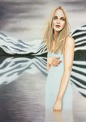 Andrew Barns-Graham, Untitled (Venus) Number Four, oil on canvas