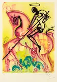 St George and the Dragon from The Dalinean Horses by Salvador Dalí, colour lithograph, 211/250, sold Jun 2016
