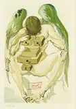 Purgatory: Song 1, The Fallen Angel from The Divine Comedy by Salvador Dalí, woodblock engraving, circa 1960, sold Jun 2016