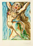 La Femme Cheval by Salvador Dalí, colour lithograph, E. A (artist’s proof), sold Jun 2016