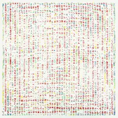 Peata Larkin, Resolution/(Karu Hapuku), acrylic on mixed media