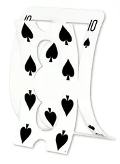 Deck, Ten of Spades by Neil Dawson, screen printed and powder coated stainless steel, 3/6, offered Jun 2016