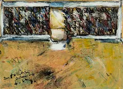 Don Peebles, Installation Drawing, gouache, acrylic and bodycolour on paper