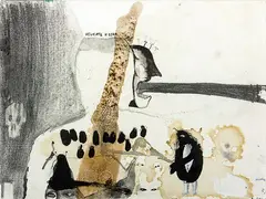 Delicate N Open by James Robinson, mixed media on canvas board, offered Jun 2016