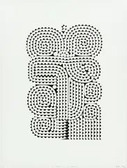Ngatai Taepa, Te Patu A Tiki Revisted, lithograph, 16/50