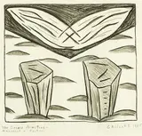 Gavin Chilcott, The Sienese Primitive – Annuncio ai Pastori, lithograph