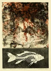Barry Cleavin, Holocaust/Hollow Cast, etching, 16/25