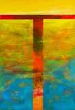 Simon Payton, Across the Great Divide, acrylic on canvas
