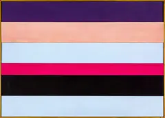 Painted Relief No. 8 by Donald Sinclair Driver, acrylic on canvas and aluminium, sold Apr 2016