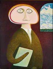 Michael Illingworth, Portrait of a Man of Consequence, oil on canvas