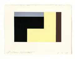 Untitled by Gordon Walters, acrylic on paper, offered Apr 2016