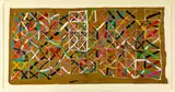 Allen Maddox, Untitled, oil on unstretched jute canvas (circa. 1976)