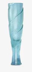 Spiral Vase by Ann Robinson, cast glass, 1/1, sold Apr 2016