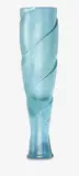 Ann Robinson, Spiral Vase, cast glass, 1/1