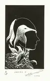 Bill Hammond, Pretty 3, lithograph, 3/24