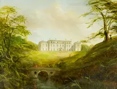 Untitled by Felix Kelly, oil on board, offered Feb 2016