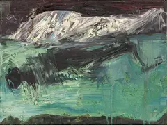 Euan McLeod, The Fall Green, oil on canvas